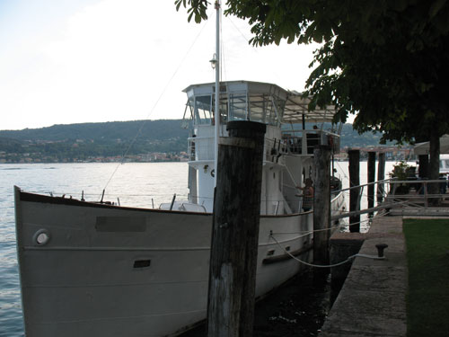 motonave sul lago di Garda